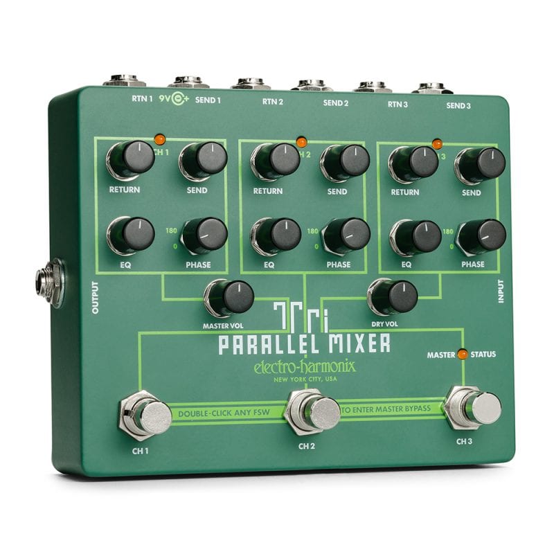 Tri Parallel Mixer Effects Loop Mixer / Switcher ElectroHarmonix
