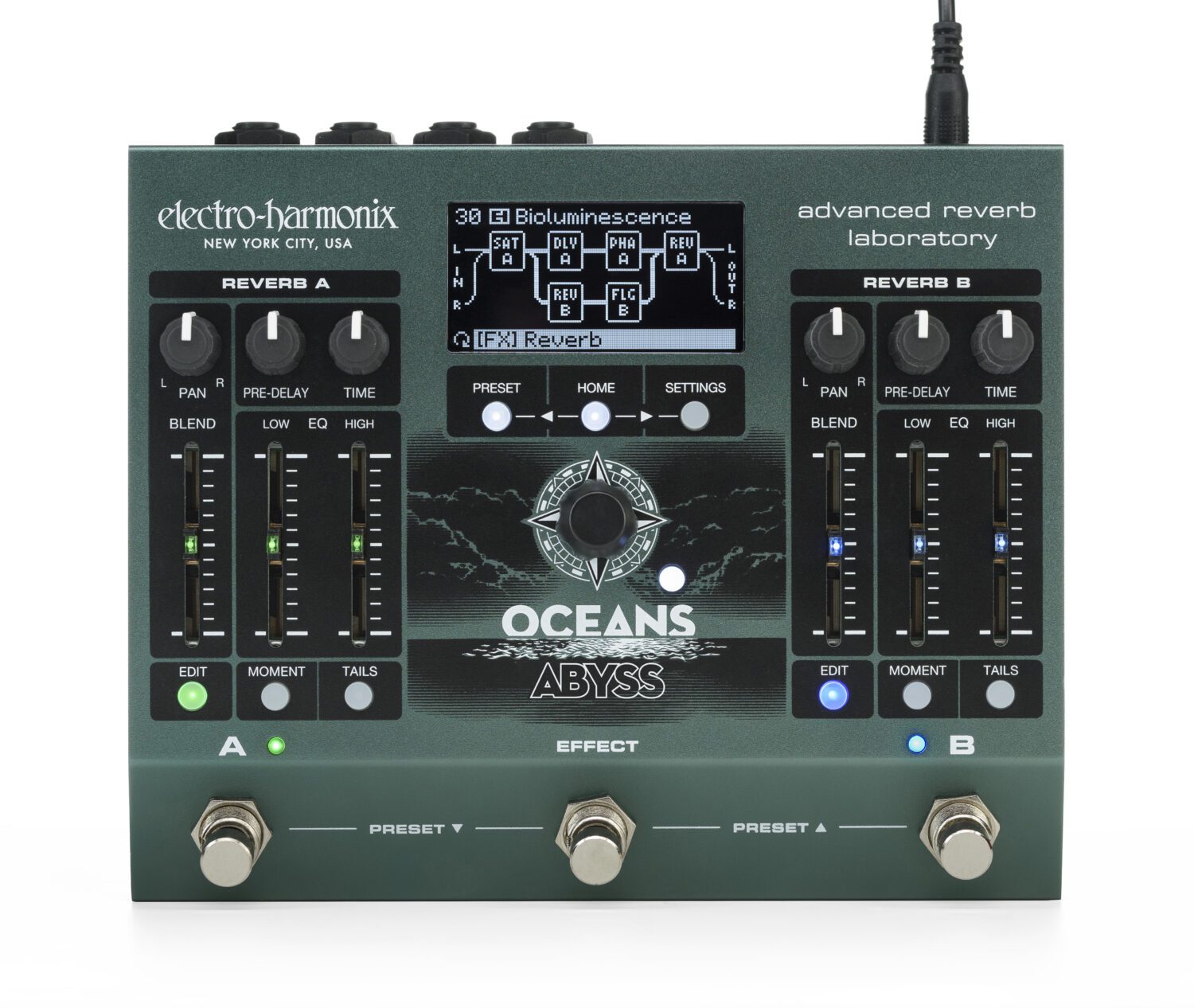 Oceans Abyss | Advanced Reverb Laboratory - Electro-Harmonix