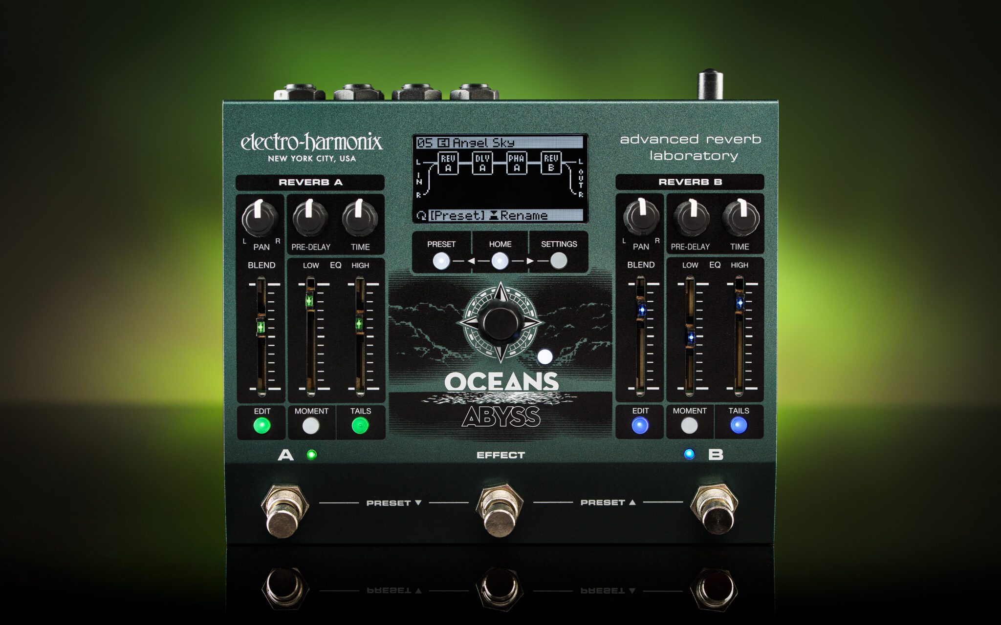 Oceans Abyss | Advanced Reverb Laboratory - Electro-Harmonix
