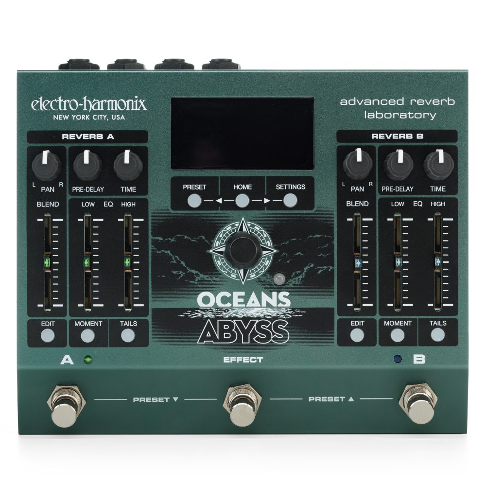 096 electro harmonix OCEANS ABYSS リバーブ Oceans Abyss | Advanced Reverb Laboratory - Electro-Harmonix